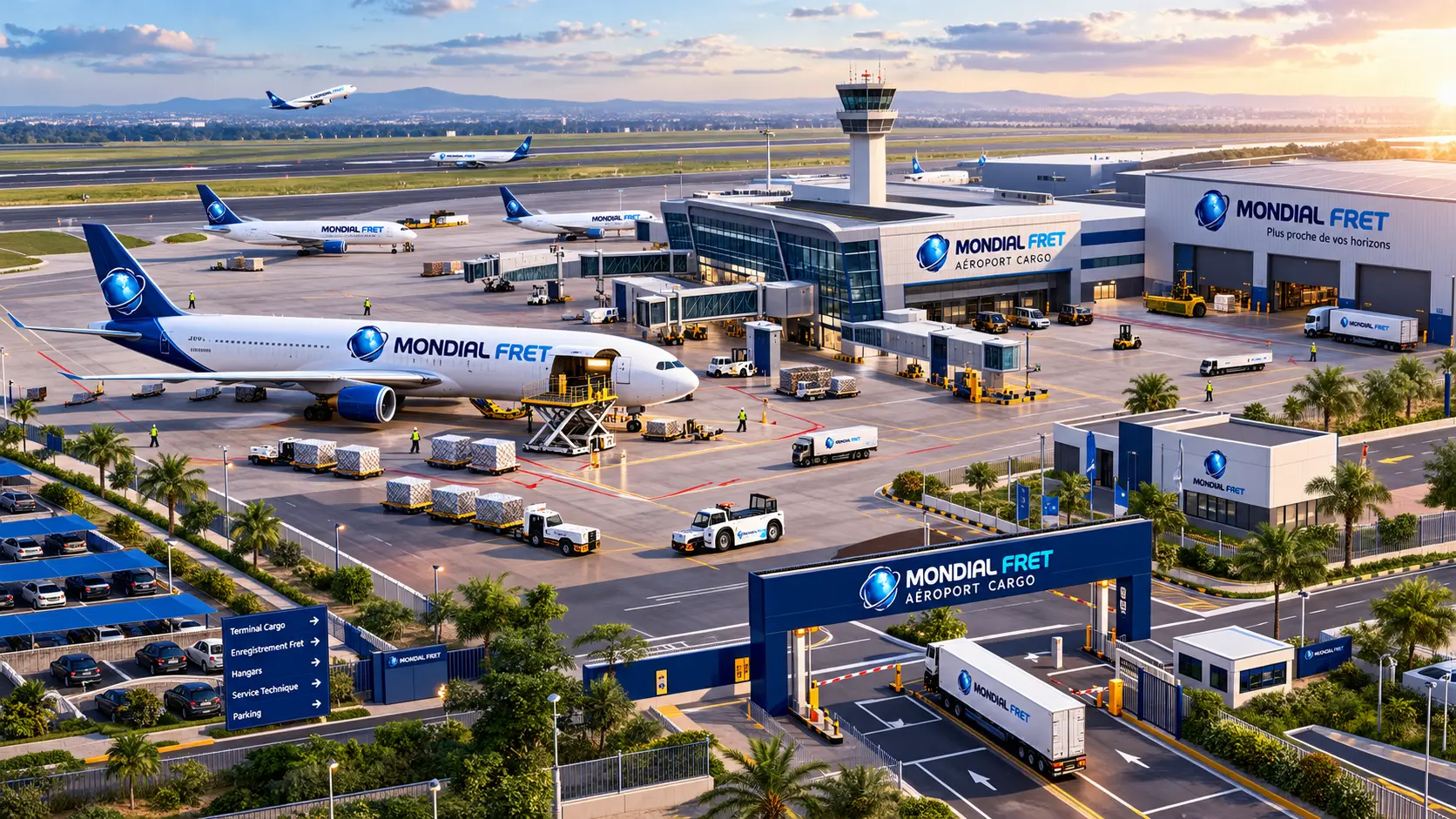 Terminal cargo aéroport Mondial Fret